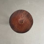Carved wooden candlestick - 19.5cm