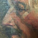 Painting "Impressionist Portrait" by Adrian Oscar Scheiterberg (1864-1910)