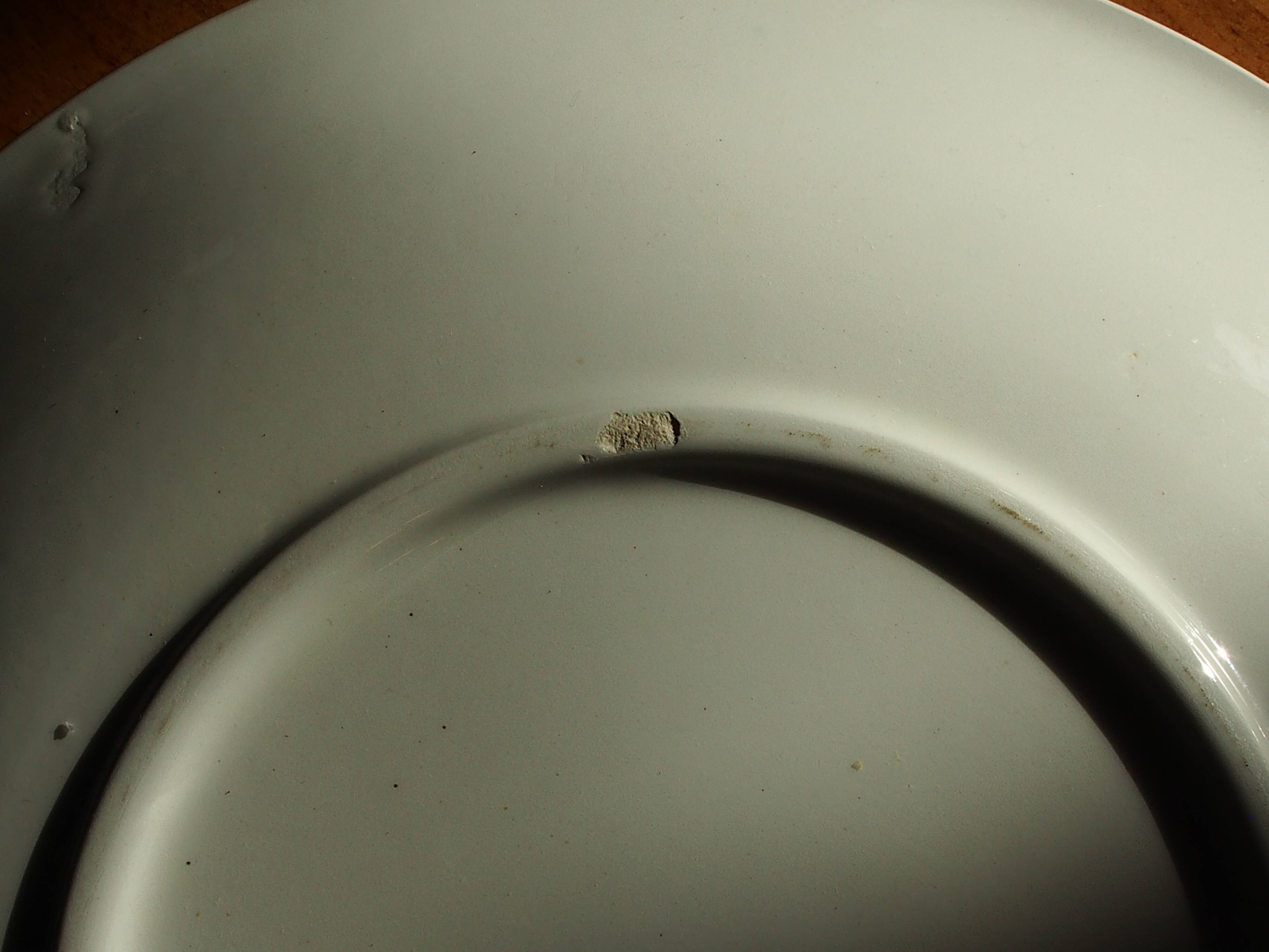 Lot of 10 vintage flat plates from the GIEN factory