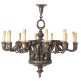 Twelve-arm chandelier, Northern Europe, circa 1900.