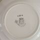 4 dessert plates in Saint Amand iron earth