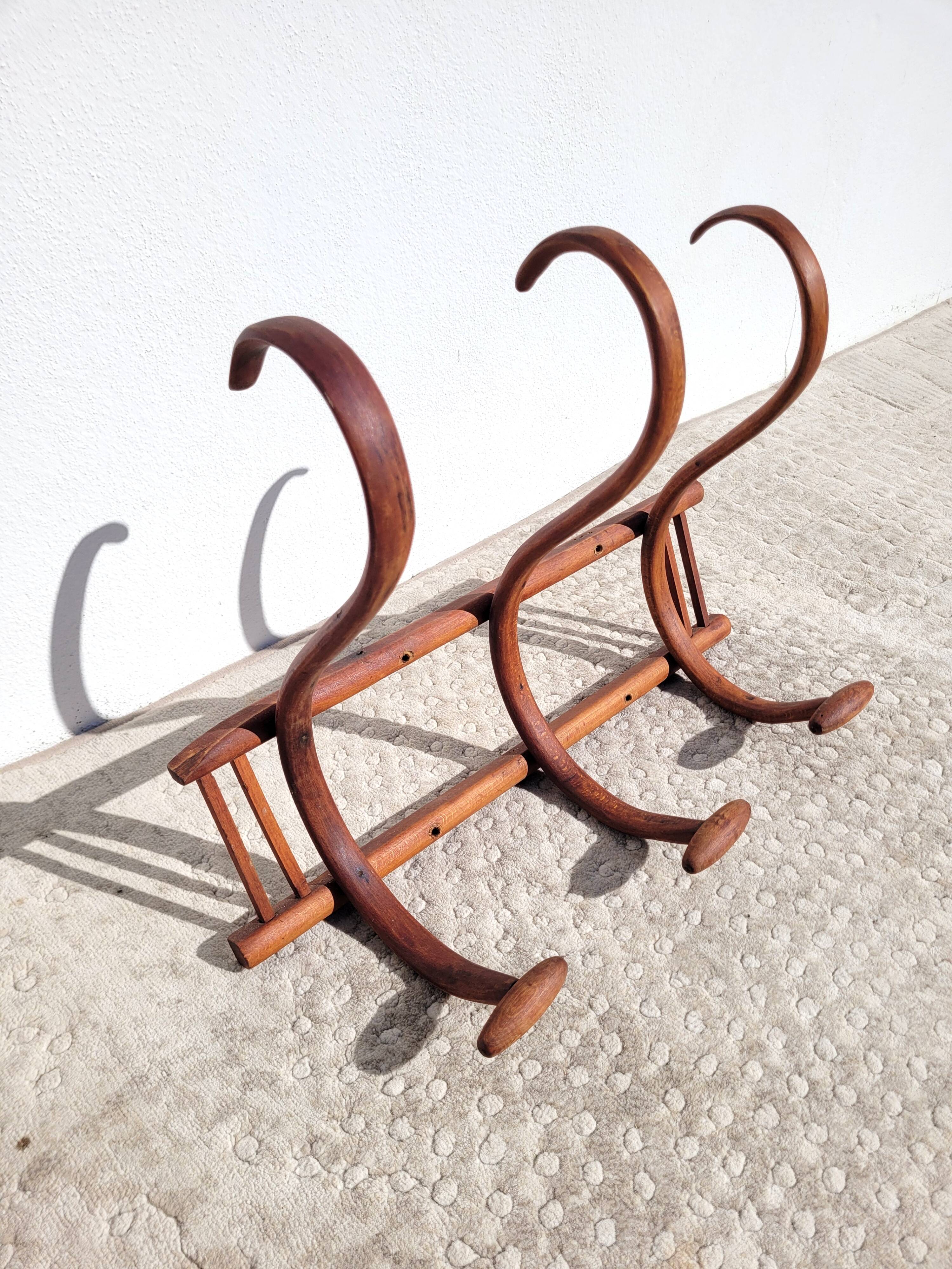Vintage bentwood coat rack