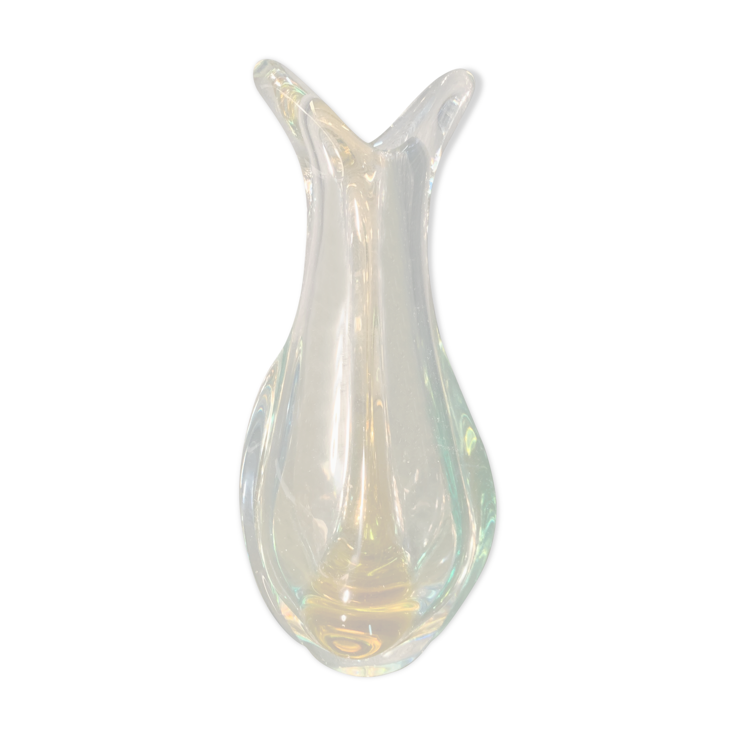 Murano, multi-coloured glass vase, 1970