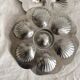 Stainless steel oyster plates