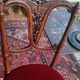 Rare Napoleon III bedroom chair (1870/80), in English style.