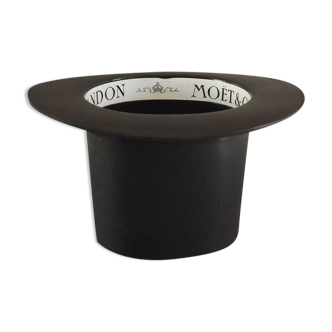 Vintage french hard plastic top hat champagne ice bucket  moet & chandon 3034