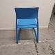 Stackable cafeteria chair Pacific Blue