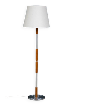 Lampadaire Mid-Century en Teck, Danemark, 1960s