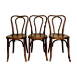 3 Fischel bistro chairs model No.98 from 1915