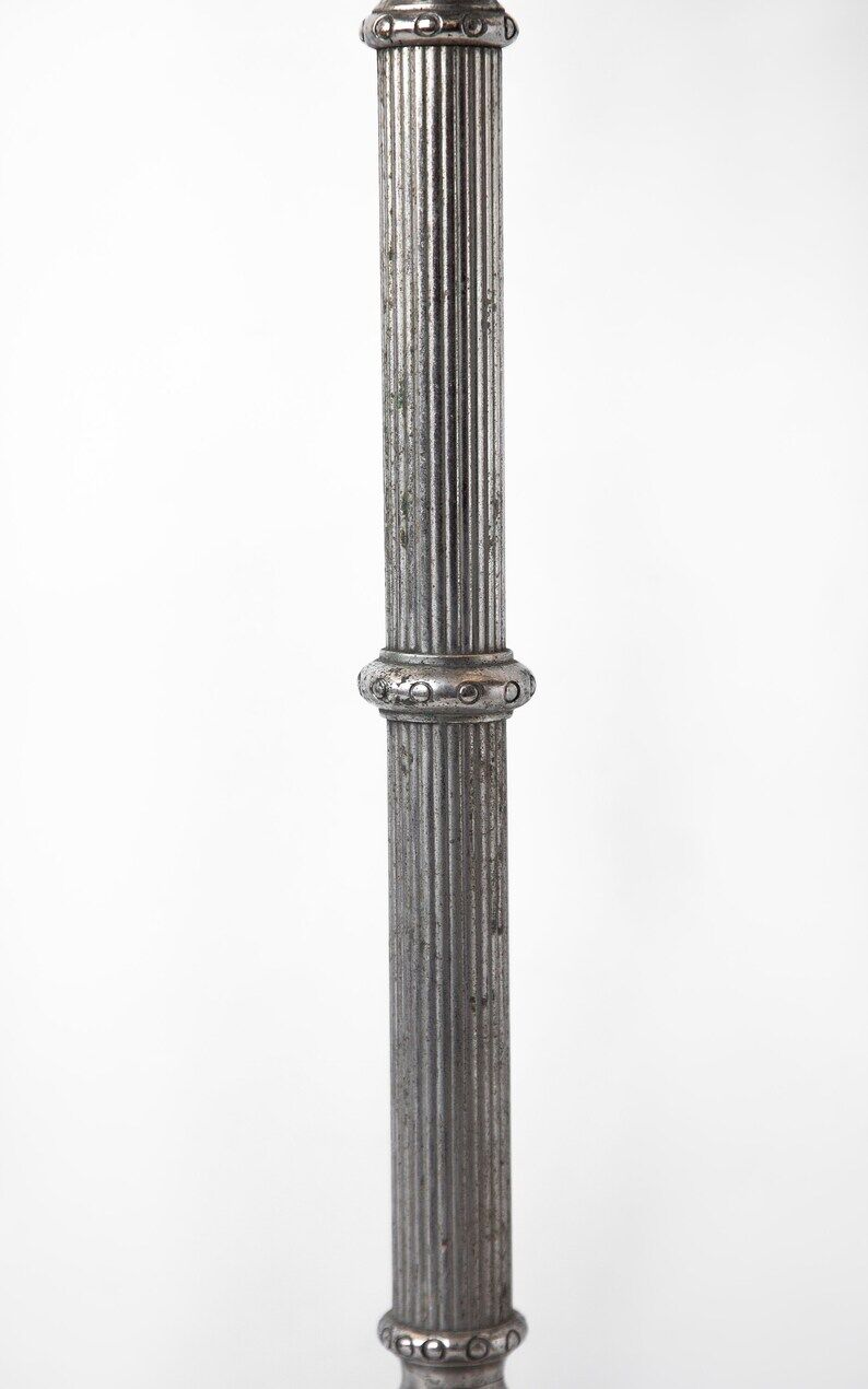 Pair of candle holders, vintage candle holder, silver brass candle holder, church, candle holder, tripod, chandelier