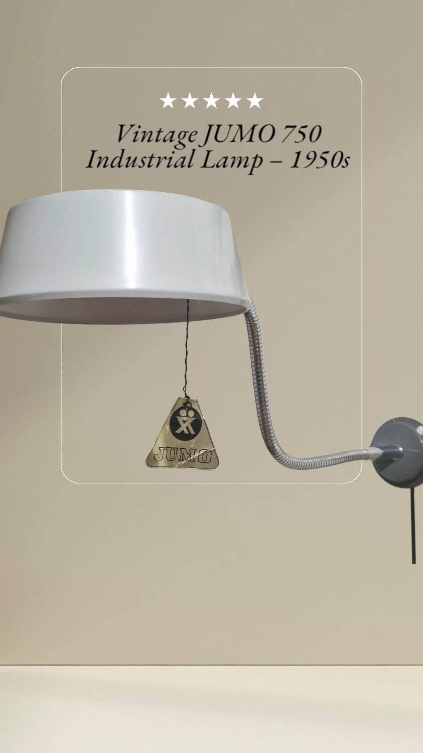 JUMO 750 lamp - New original - 1950s