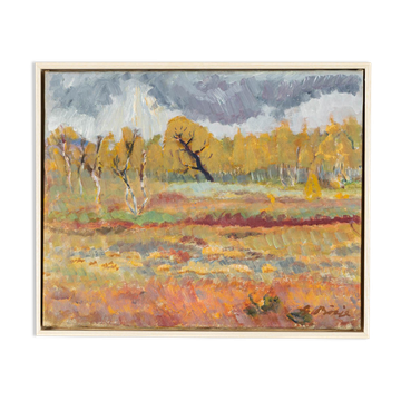 Huile sur toile, 44 x 36 cm