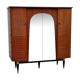 Wardrobe inlaid vintage shelves 50s, mirror