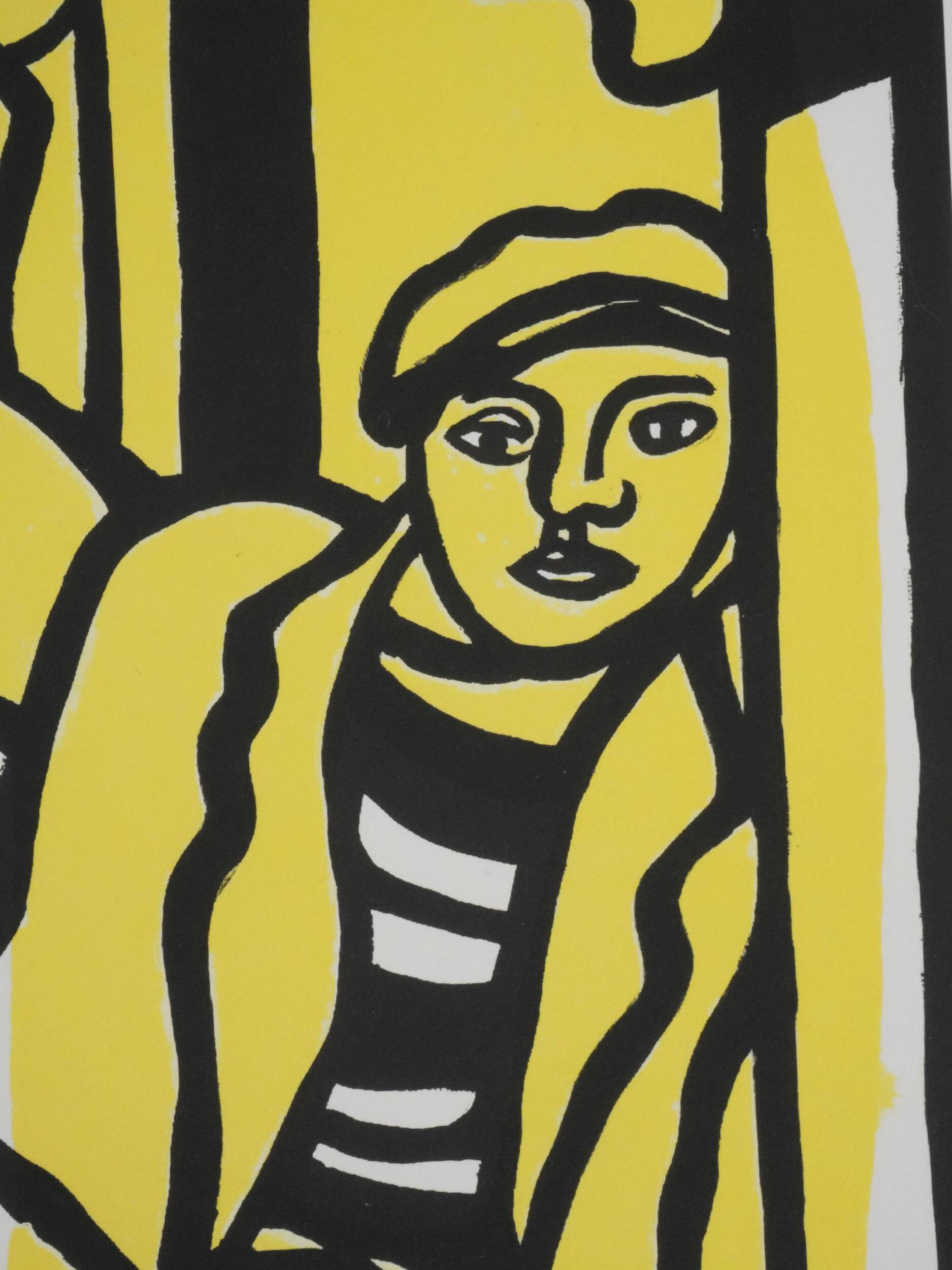 Fernand leger : les constructeurs, lithographie signée