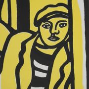 Fernand leger : les constructeurs, lithographie signée