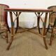 Ensemble table et fauteuils salon en rotin enfants