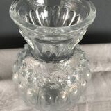 Vintage moulded glass vase