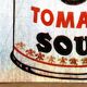 Affiche pop art original vintage réédition d’andy warhol « campbells soup tomato 1962