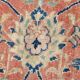 10x13 Tapis Persan Buda Ancien à Médaillon Floral Noué Main, 310x404Cm