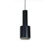 Alvar Aalto A110 Hand Grenade pendant lamp in black with brass