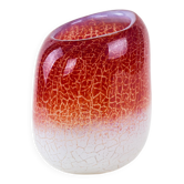 Glass vase, Danish design, 1970s, manufactured by Holmegaard