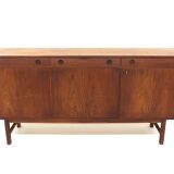 Enfilade scandinave en teck, Tage Olofsson, Tibro Ulferts, Suède, 1960