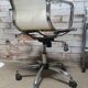 Fauteuil de bureau pivotant chromé