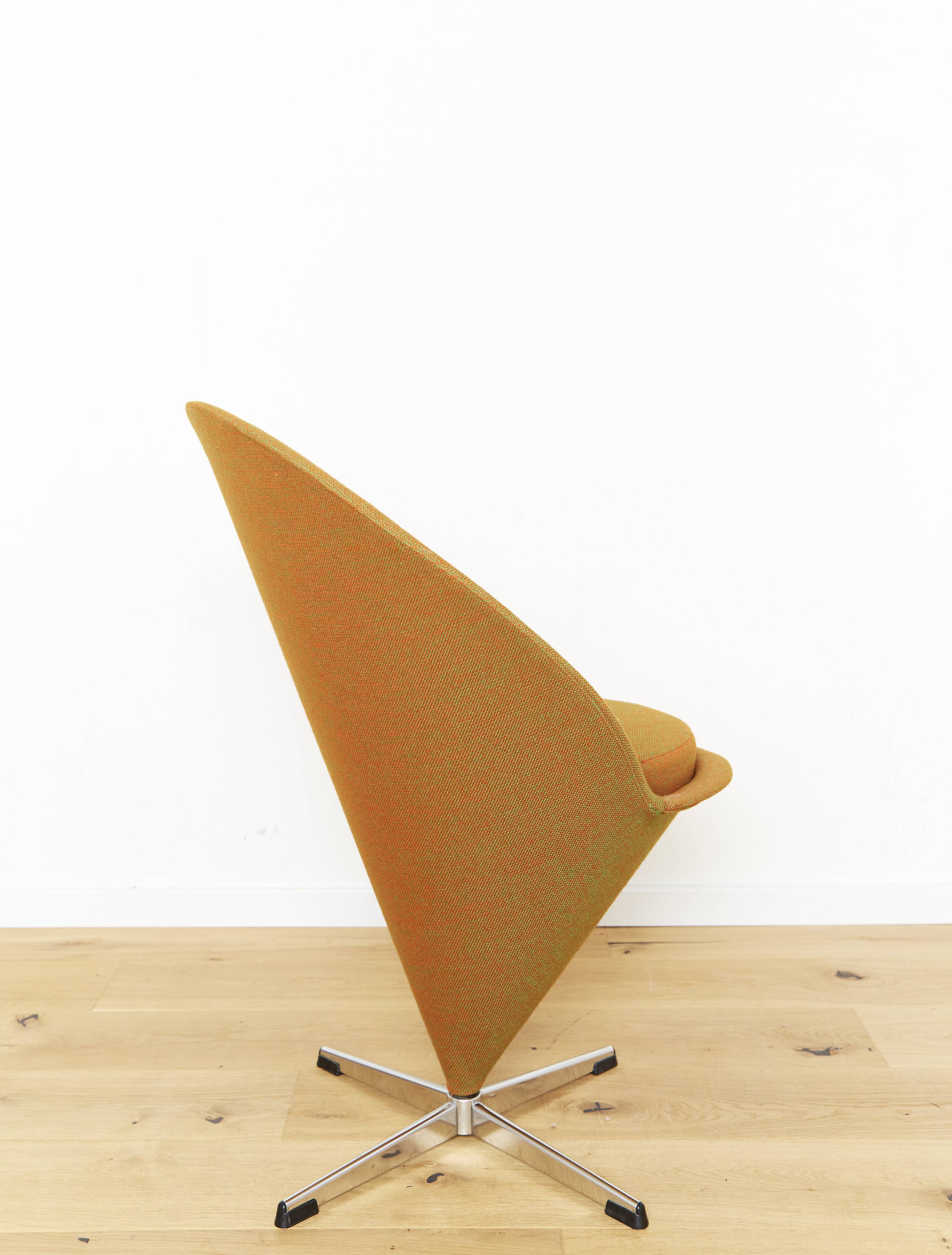 Chaise Cône Vintage par Verner Panton pour Gebrüder Nehl
