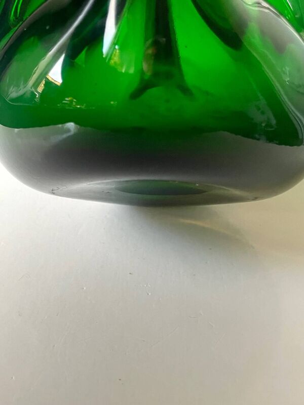 Holmegaard green decanter vintage danois par jacob e bang