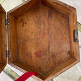 Boite ancienne en bois verni