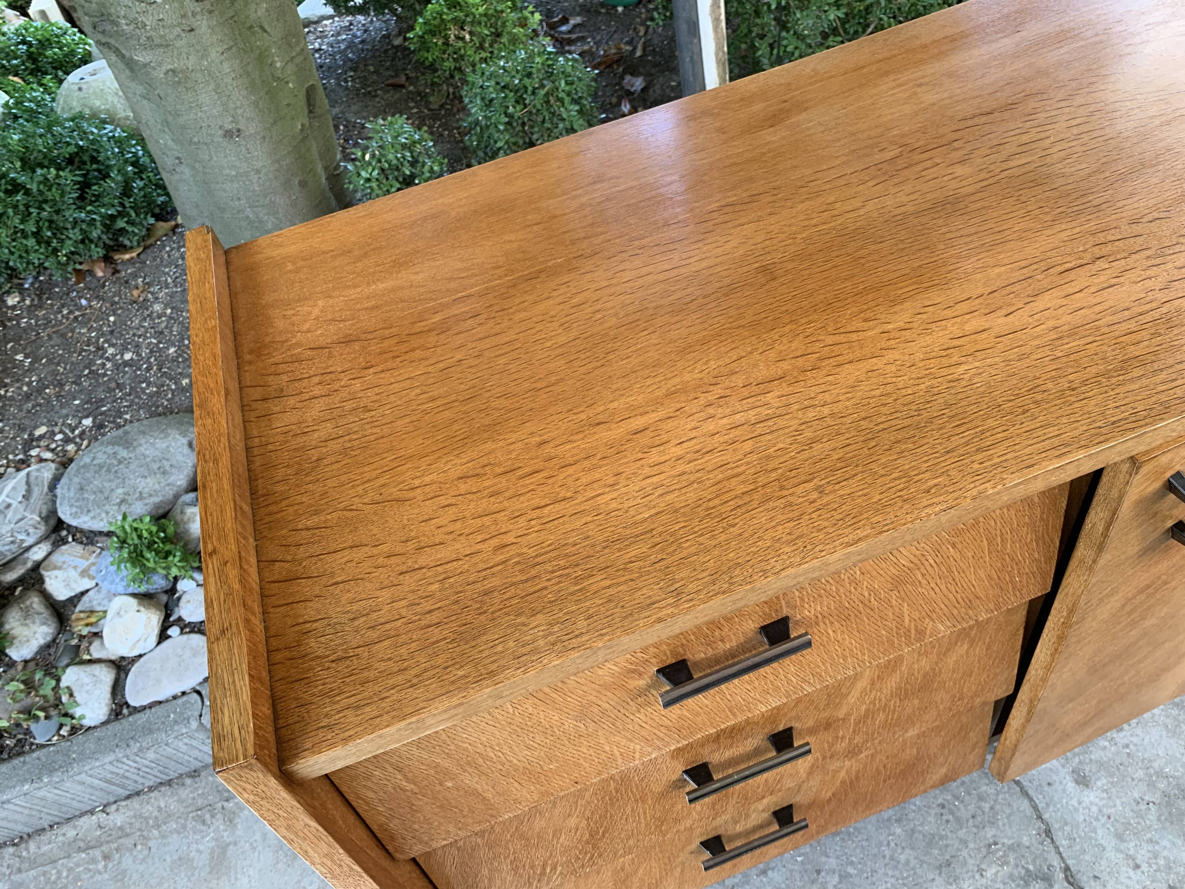 Buffet commode pieds compas 50’s