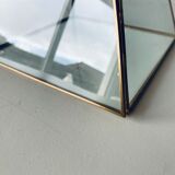 Brass and glass pyramid