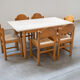 Table vintage Hank Lowenstein Padua et 6 chaises, des années 70