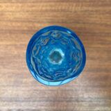 Glass vase with bark design by Ingrid Glas, Germany, 1960s.