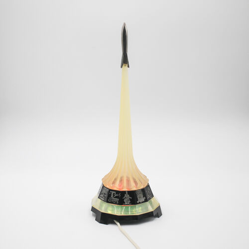 Lampe veilleuse fusée URSS blanche