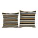 Set of 2 vintage kilim cushion covers 48x51 cm