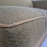 1960s, Danish velour 2 seater drop arm sofa, wool, original condition.