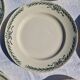 6 Dinner Plates Belleville De Longchamp Terre De Fer Decor, 1900s