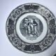 2 dessert plates from Gien, speaking from the 60s/70s.
