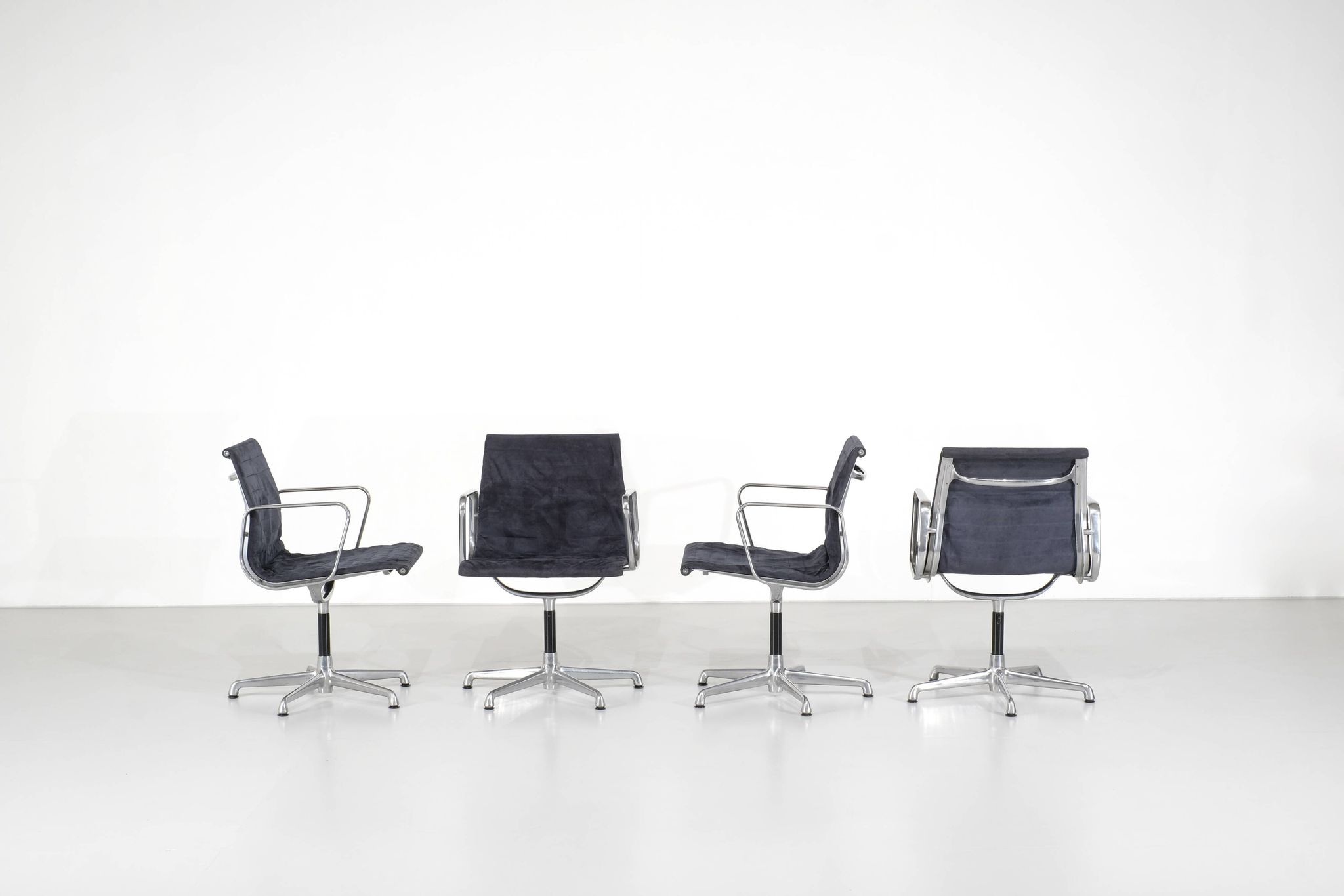 Set of "EA 103" armchairs by Charles and Ray Eames for ICF USA, 1969.