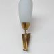 Mid Century Brass and Glass Wall Light/lamp by Kamenicky Senov - around 1970s
