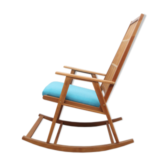 1950s rocking chair in light blue