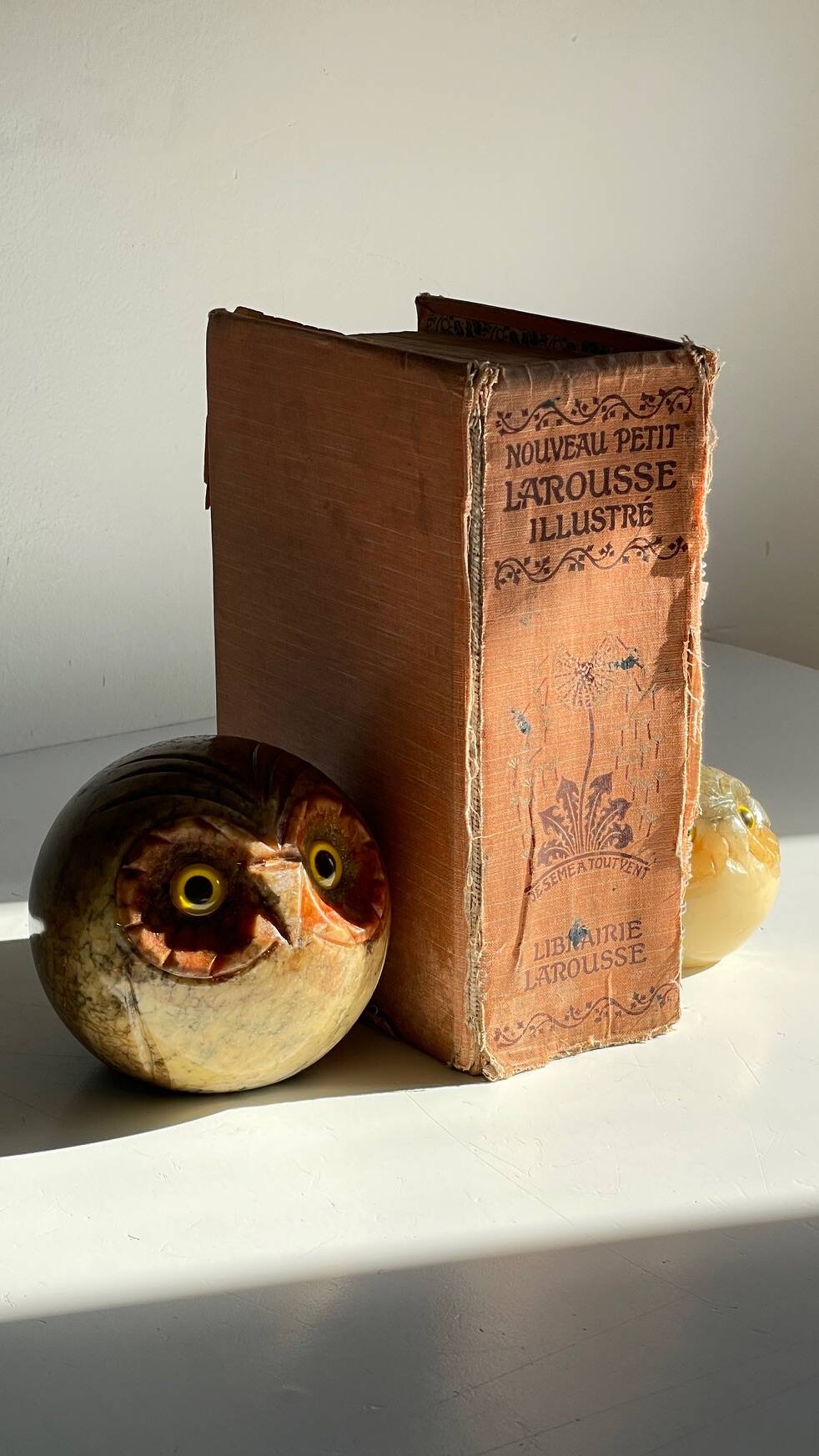 SERRE-LIVRES en Marbre VINTAGE