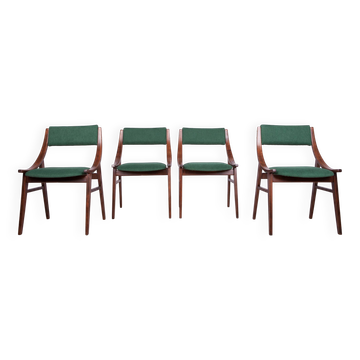 Polish Ski Jumper Dining Chairs from Zamojska Furniture Factory, 1970s, Set