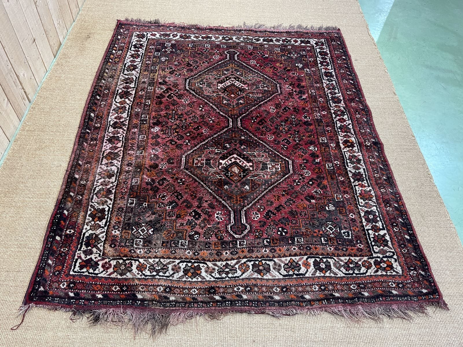 Handmade Moroccan wool rug, 210x170 cm