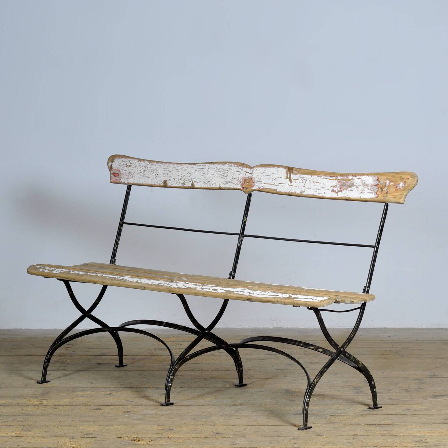 Folding bench, circa 1900