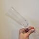 9 crystal champagne flutes from Arques model Longchamp