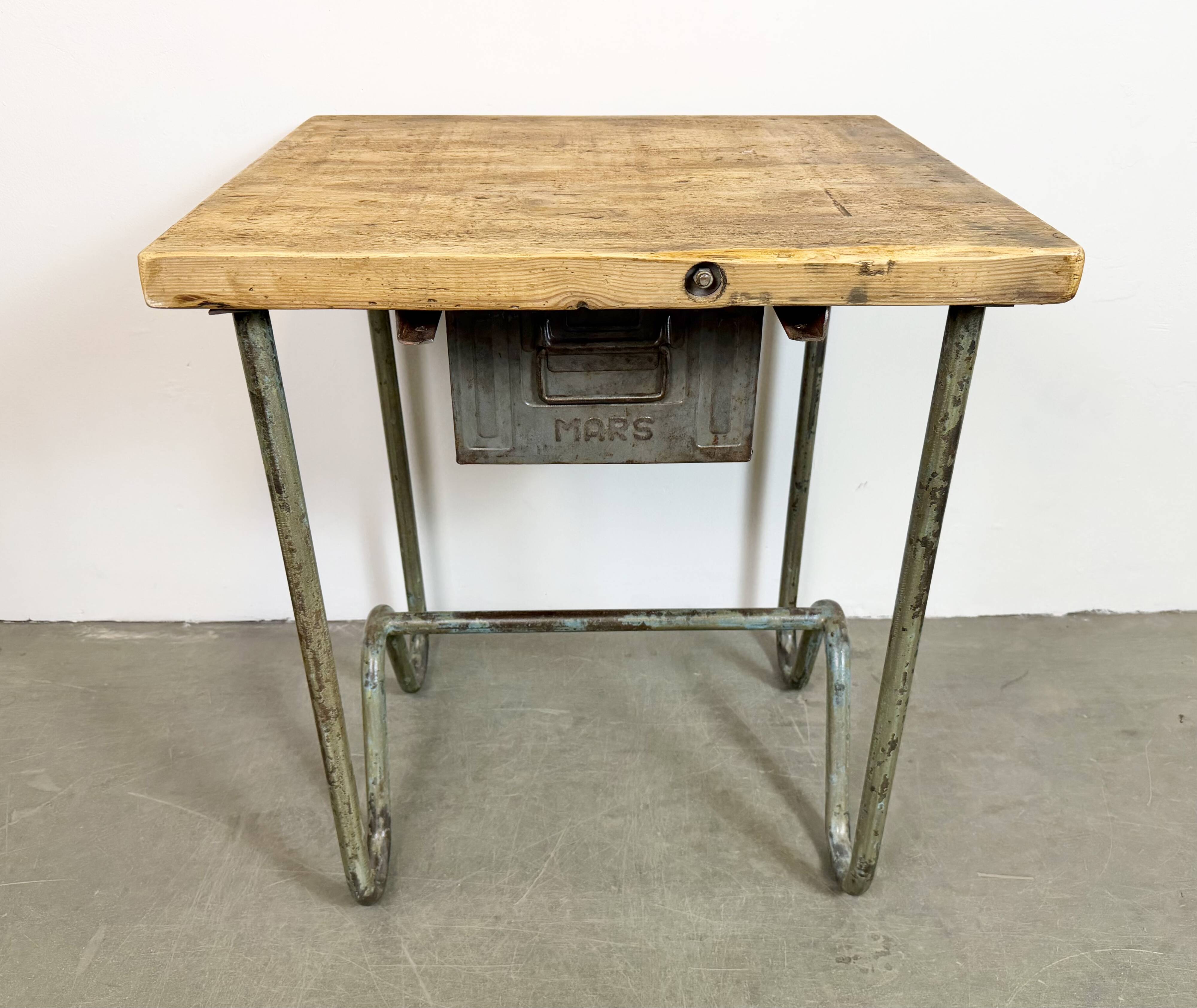 Vintage Industrial Worktable, 1960s