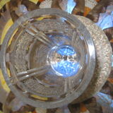 Vase Art Déco en cristal taillé
