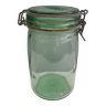 Old solidex thick glass jar